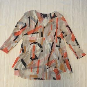 Alfani very light and airy top %100 Nylon Size:M